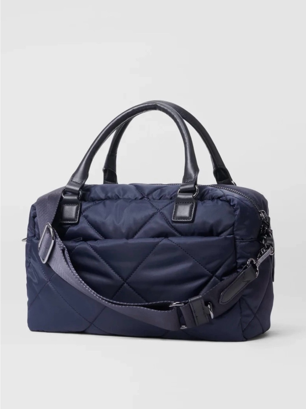 MZ Wallace Navy Madison Satchel - Brand New